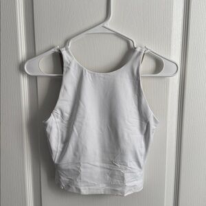 White Sleeveless Top
